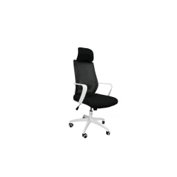 Ofis üçün kreslo Alba OFD-1018, 58x60x119 sm, qara/ağ Ofis üçün kreslo Alba OFD-1018, 58x60x119 sm, qara/ağ
