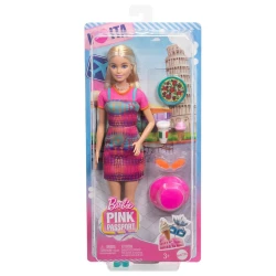 Кукла Mattel Barbie Pink Passport Italy Travel HWH97, 32 см, 3+ лет