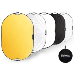 Отражатель 5 в 1 Selens L- 556, 80x120 см, овал