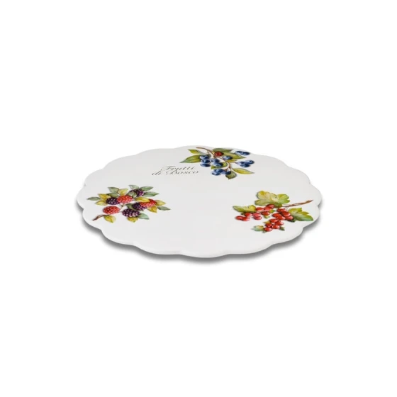 Tort üçün boşqab NuovaCer 180607, keramika, rəngbərəng, 34 sm Tort üçün boşqab NuovaCer 180607, keramika, rəngbərəng, 34 sm