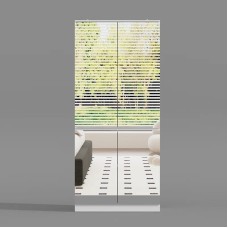 Şkaf Art Mebel Art-60-13, LDSP, ağ, 50x60x210 sm