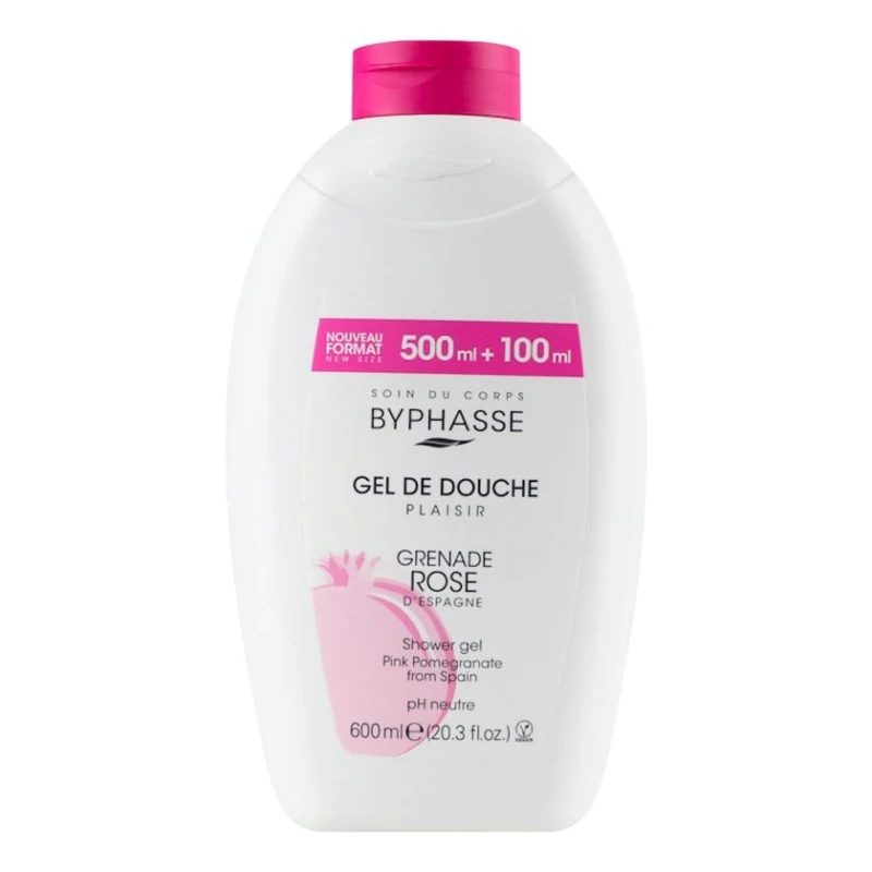 Гель для душа Byphasse Grenade Rose 600 мл
