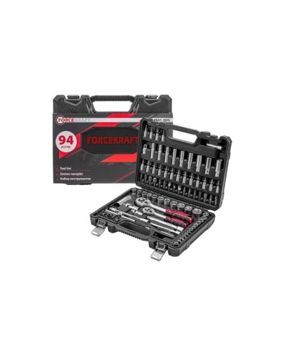 Alətlər dəsti Forcekraft FK-4941-5DS-м, 94 hissə, 1/4
