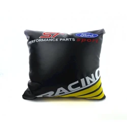 Подушка для автомобиля King ST Racing Ford, 36x36 см, Черный