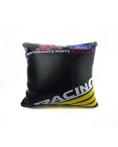 Avtomobil üçün yastıq King ST Racing Ford, 36x36 sm, Qara