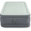 Надувная односпальная кровать Intex 64902 Twin PremAire со встроенным насосом 220В, серый, 99x191x46 см Надувная односпальная кровать Intex 64902 Twin PremAire со встроенным насосом 220В, серый, 99x191x46 см
