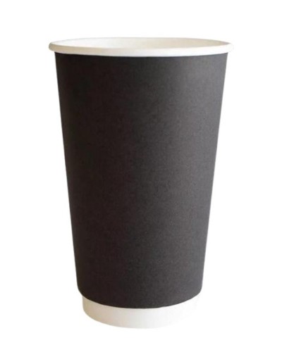 Birdəfəlik stəkan dəsti Loyal_8148383564, karton, qara, 400 ml, 1000 əd