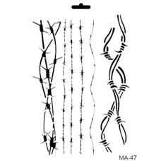 Трафарет Cadence Mix Media MA Stencil MA Serie 47, 21х29 см