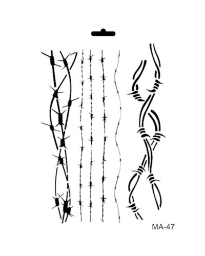 Трафарет Cadence Mix Media MA Stencil MA Serie 47, 21х29 см