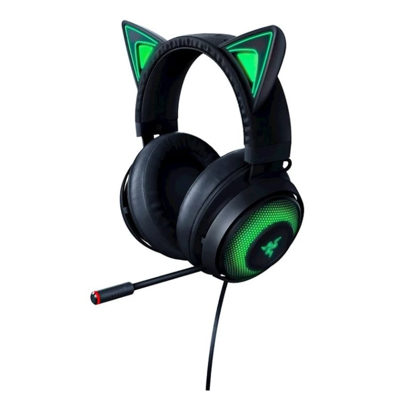 Игровые наушники Razer Kraken Kitty Edition Black (RZ04-02980100-R3M1) Игровые наушники Razer Kraken Kitty Edition Black (RZ04-02980100-R3M1)