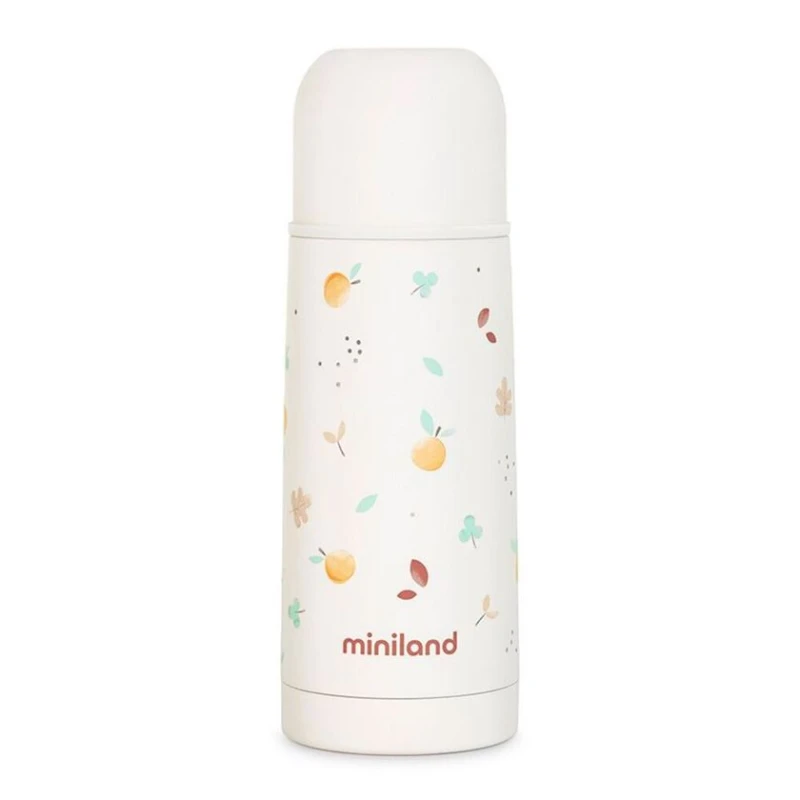 Детский термос Miniland Valencia 89572, нержавеющая сталь, светло-розовый, 350 мл Детский термос Miniland Valencia 89572, нержавеющая сталь, светло-розовый, 350 мл