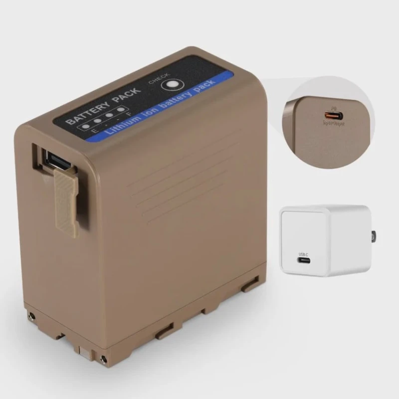 Аккумуляторы для фотокамер и видеокамер Neewer NP-F970 Аккумуляторы для фотокамер и видеокамер Neewer NP-F970