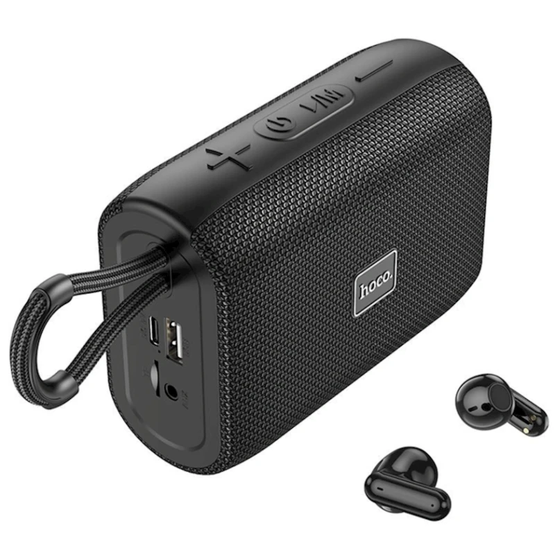 Портативная колонка Hoco HC15 Poise 2-in-1 Black