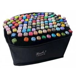 Набор маркеров Touch Cool, двухсторонний, 120 шт