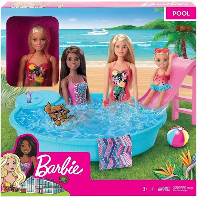 Игровой набор Barbie Doll And Pool