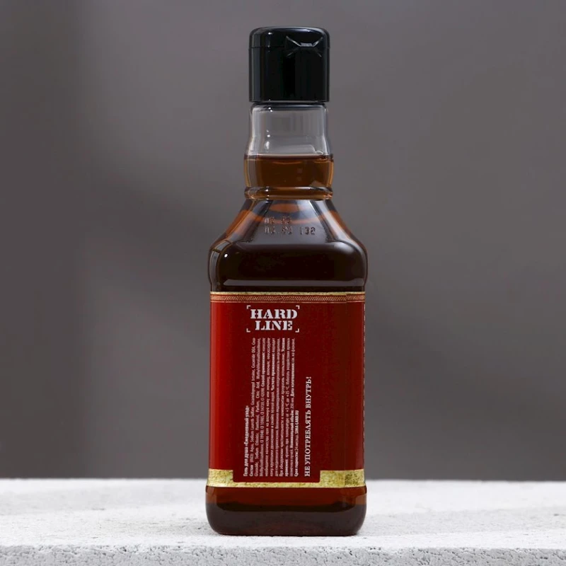 Подарочный набор для мужчин Hard Line Лучшему из лучших (гель для душа 250 мл + стакан для виски)