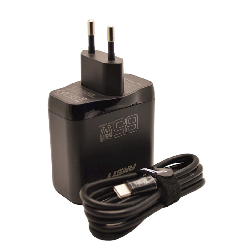 Сетевое зарядное устройство Ansty GN-02-PT, Черный Сетевое зарядное устройство Ansty GN-02-PT, Черный