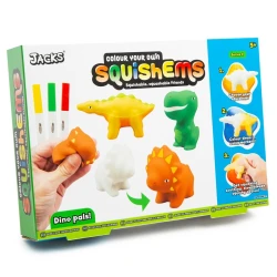 Набор для творчества RMS International Jacks Colour Your Own Squishems Dino Pals, 5+ лет Набор для творчества RMS International Jacks Colour Your Own Squishems Dino Pals, 5+ лет