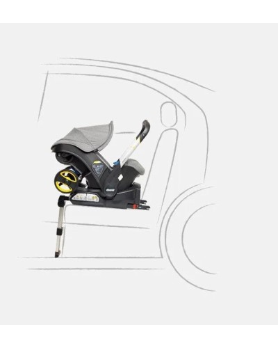 Avtomobil kreslosu əsası Doona Isofix, 13 kq qədər, qara