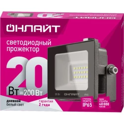 Прожектор Онлайт 61 949 OFL-20-6K-BL-IP65-LED