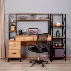 Письменный стол 3563_M2LoftQwVot Вотан, ЛДСП, 147x50x90 см