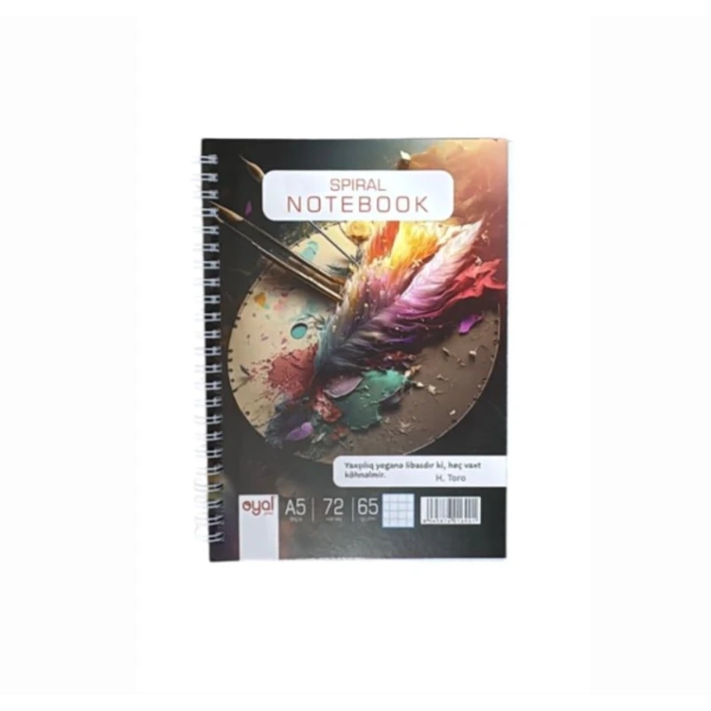 2 üzlü dəftər Oyal Plus a000059, A5 72 v., məhsul çeşiddə 2 üzlü dəftər Oyal Plus a000059, A5 72 v., məhsul çeşiddə