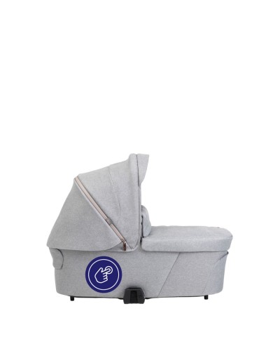 Uşaq arabası üçün beşik Chicco Flexi, boz