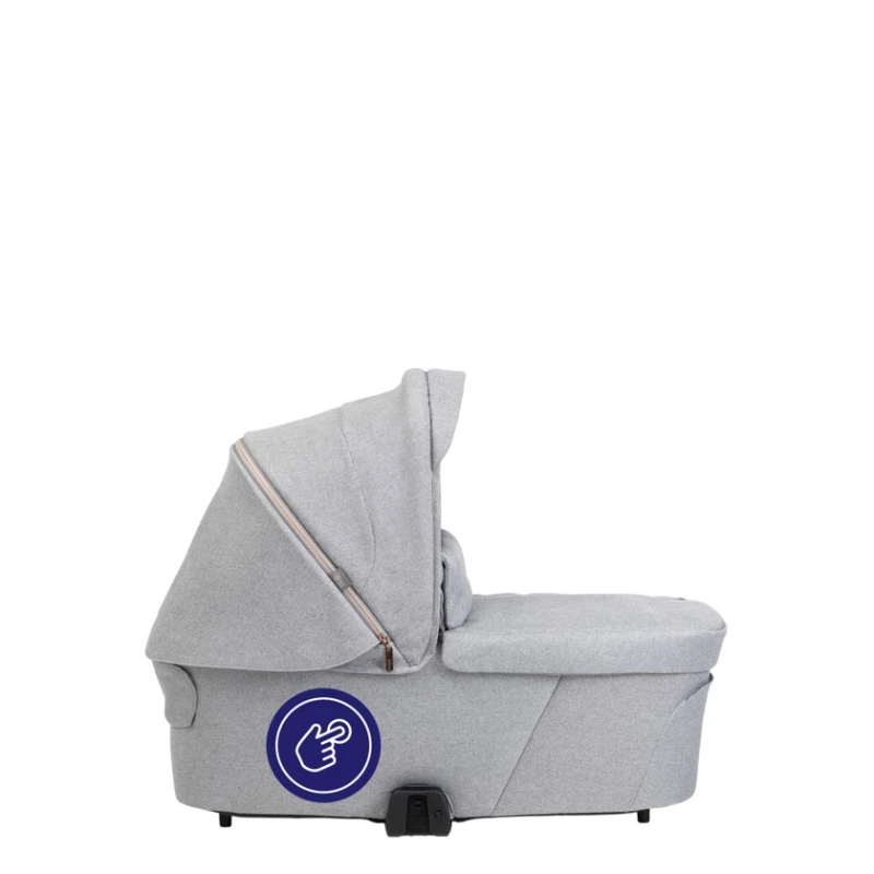 Люлька для коляски Chicco Flexi, серая