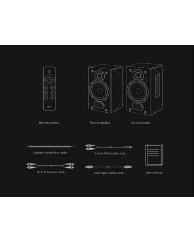 Akustik sistem Edifier R1380DB Black