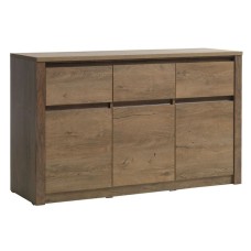 Servant JYSK Vedde 130х79х43 sm, XDF/MDF, qəhvəyi