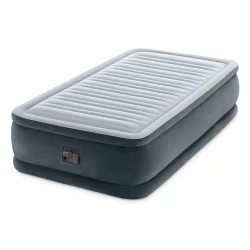 Надувная кровать Intex Comfort-Plush 64412, серый, 99х191х46 см Надувная кровать Intex Comfort-Plush 64412, серый, 99х191х46 см