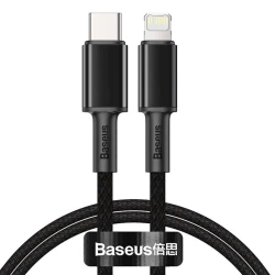Кабель USB Baseus High Density Braided Fast Charging Data Cable Type-C to Lightning PD 20 W 1 м