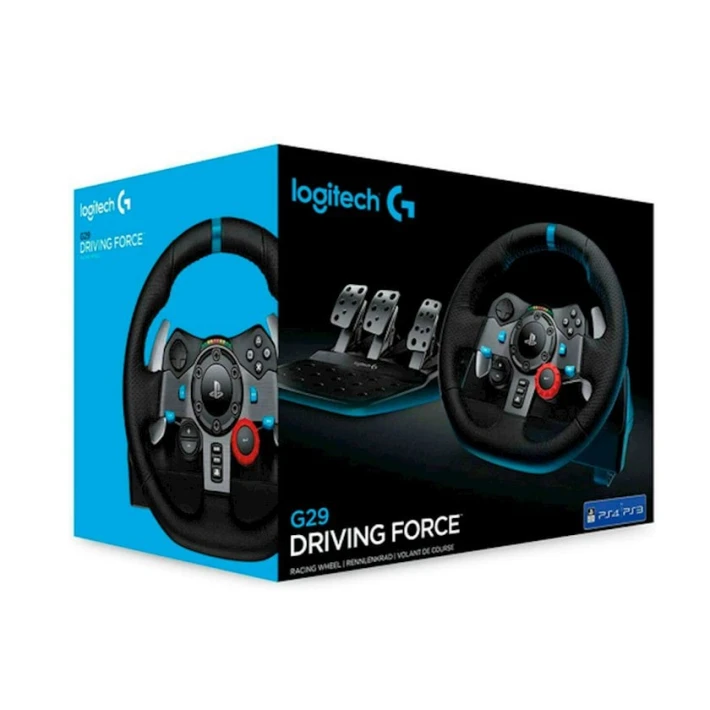 Игровой руль Logitech Driving Force G29 с педалями Игровой руль Logitech Driving Force G29 с педалями