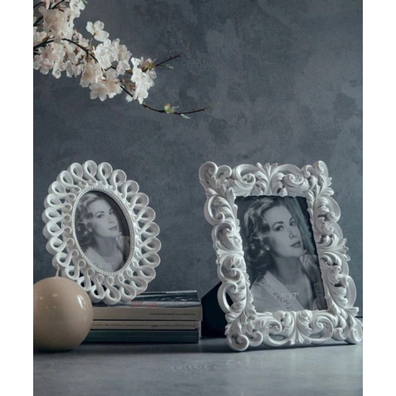 Фоторамка Hom-me 106414, 4x6 см, белая