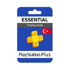 Abunə Sony PS Plus Essential (PSN Türkiyə, PS4/PS5) 12 aylıq