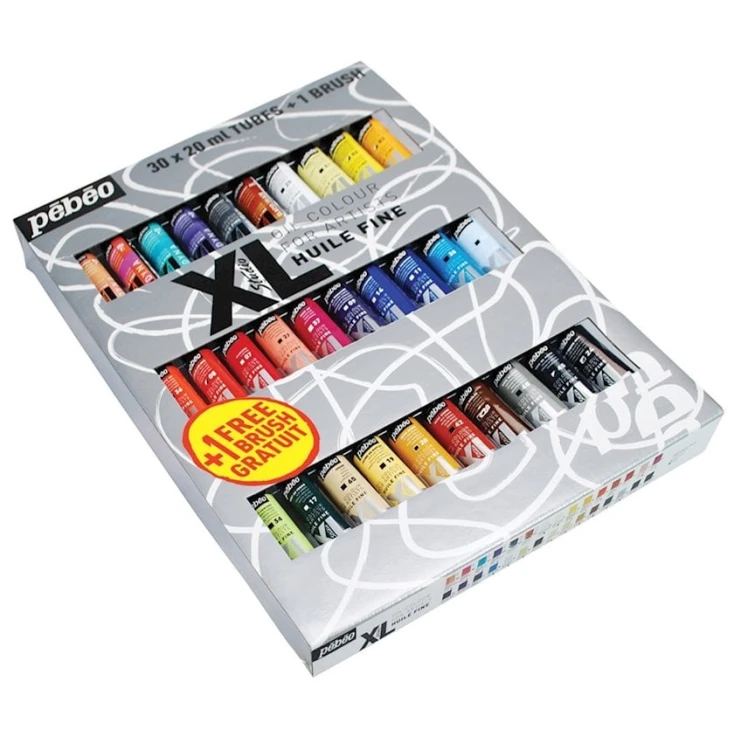 Набор масляных красок Pebeo Huile Fine XL, 30 шт, 20 мл Набор масляных красок Pebeo Huile Fine XL, 30 шт, 20 мл