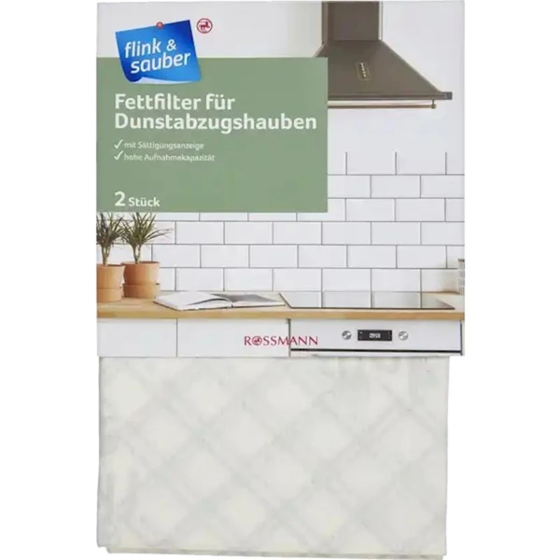 Aspirator üçün filtr Flink & Sauber, 57x47 sm, ağ Aspirator üçün filtr Flink & Sauber, 57x47 sm, ağ