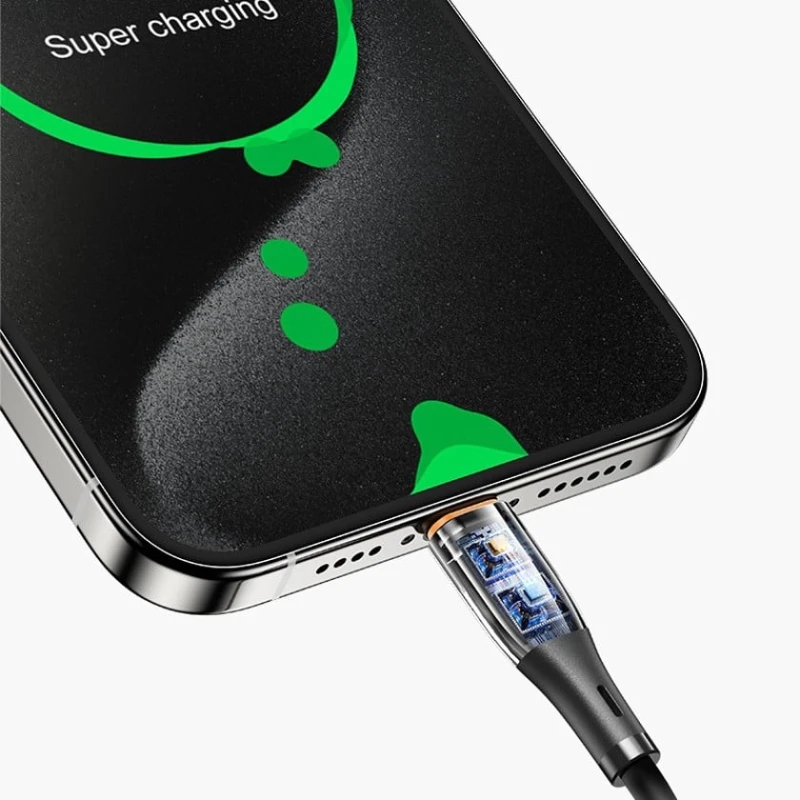 Kabel Keephone DC-23015 Type-C to Lightning 1m Black