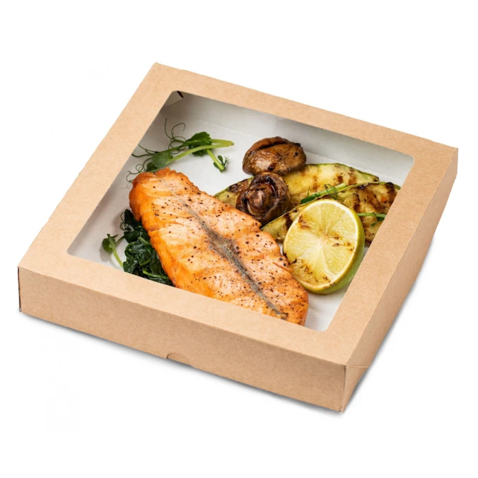 Одноразовые контейнеры для пищевых продуктов Loyal-6773240994, 50 шт, коричневые Одноразовые контейнеры для пищевых продуктов Loyal-6773240994, 50 шт, коричневые