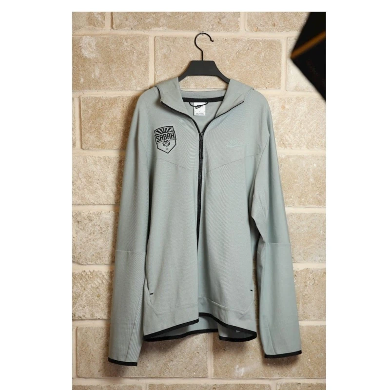 Tolstovka azarkeşlər üçün Nike DX0822-330, boz, parça, ölçü S