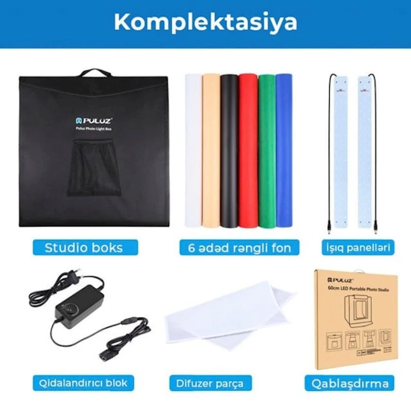 Фотобокс для предметной съемки Puluz PU5060 Фотобокс для предметной съемки Puluz PU5060