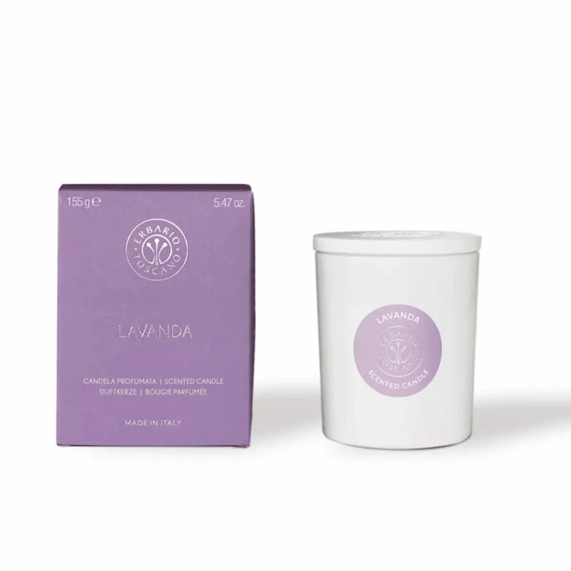 Ароматическая свеча Erbario Toscano Lavanda, 155 г Ароматическая свеча Erbario Toscano Lavanda, 155 г