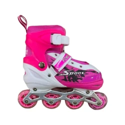 Роликовые коньки CM690, размер 37, розовые