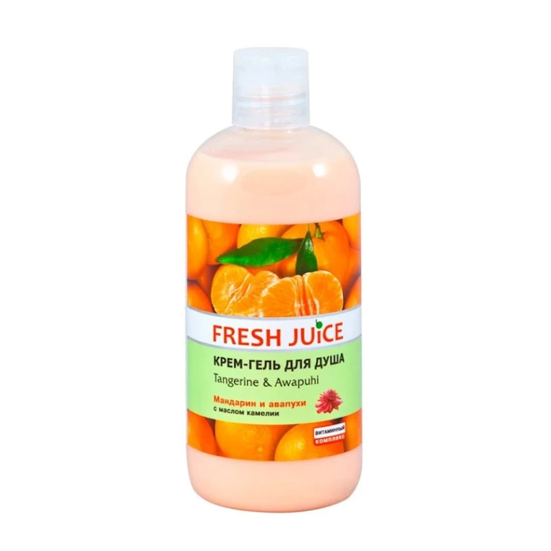 Duş üçün gel-krem Fresh Juice Tangerine & Awapuhi 500 ml
