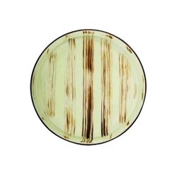 Обеденная тарелка Wilmax Scratch WL‑668120/A, круглая, 3 шт, 28 см, фарфор, зеленая