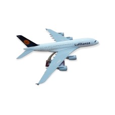 Dekorativ təyyarə modeli Lufthansa, ağ, 47x44x22 sm