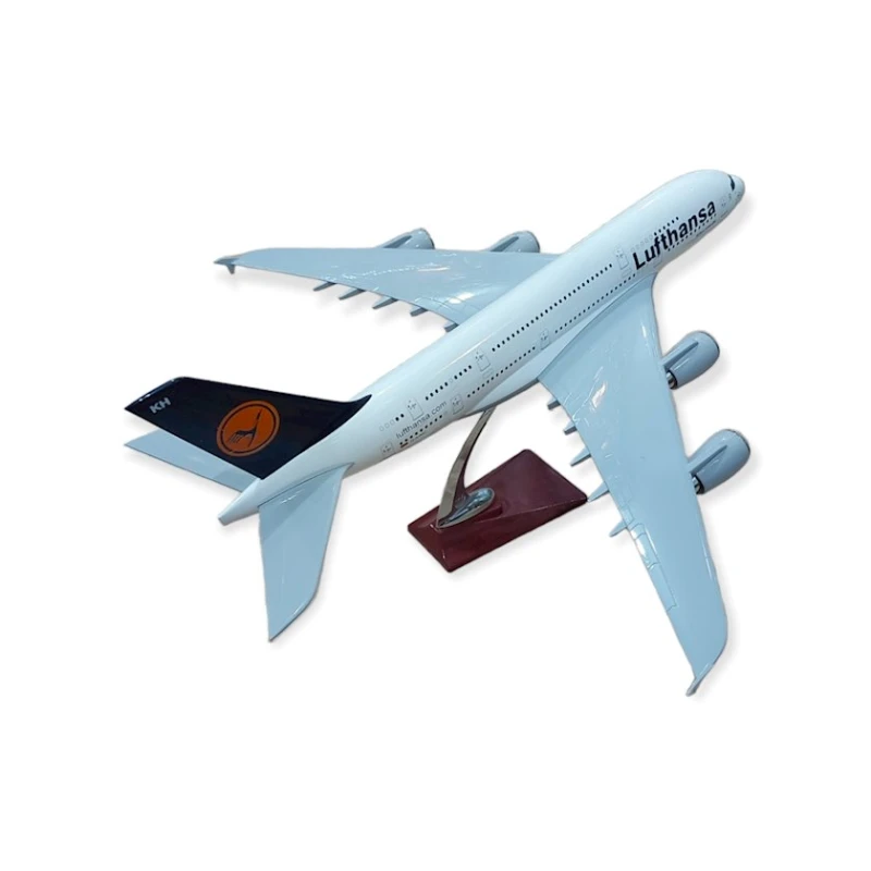 Декоративная модель самолета Lufthansa, белый, 47x44x22 см Декоративная модель самолета Lufthansa, белый, 47x44x22 см