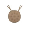 Подушка для стула Oeko-Tex Margherita Camel, 40 см, микрофибра, коричневая Подушка для стула Oeko-Tex Margherita Camel, 40 см, микрофибра, коричневая