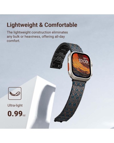 Kəmər Pitaka band Stairs Apple Watch üçün 38/40/41/42/44/45/46/49 mm - 7493554148336