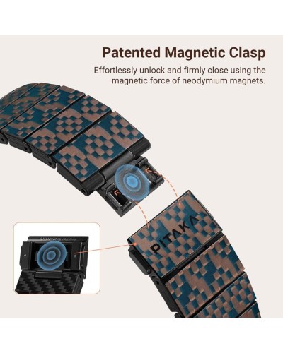 Kəmər Pitaka band Stairs Apple Watch üçün 38/40/41/42/44/45/46/49 mm - 7493554148336